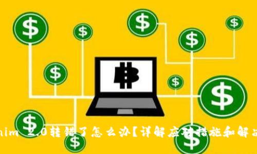 Tokenim 2.0转错了怎么办？详解应对措施和解决方案