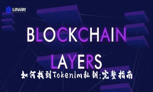 如何找到Tokenim私钥：完整指南