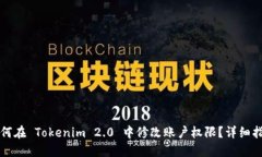 如何在 Tokenim 2.0 中修改账户权限？详细指南