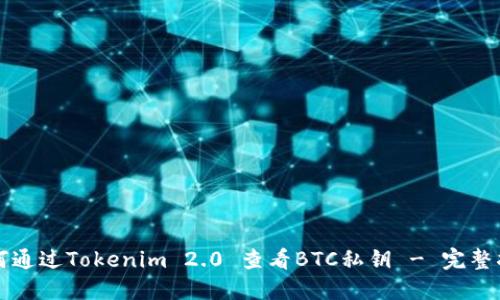 如何通过Tokenim 2.0 查看BTC私钥 - 完整指南