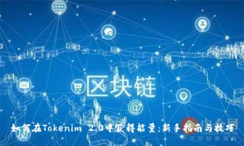 如何在Tokenim 2.0中获得能量：新手指南与技巧