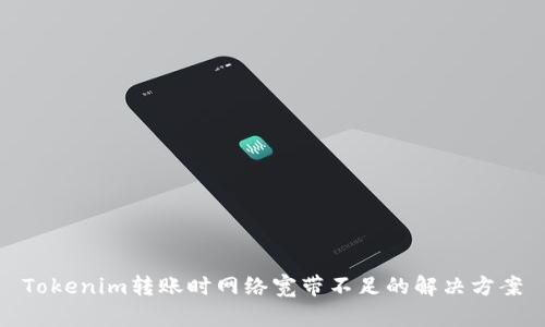 Tokenim转账时网络宽带不足的解决方案