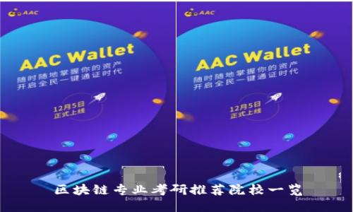 区块链专业考研推荐院校一览