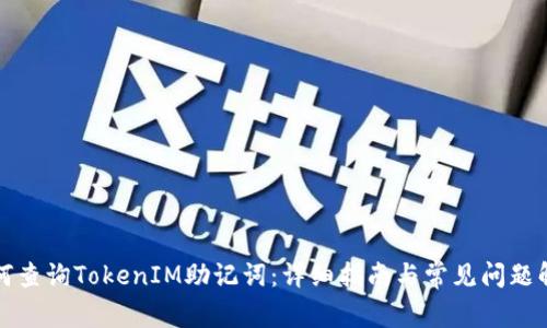 如何查询TokenIM助记词：详细指南与常见问题解答