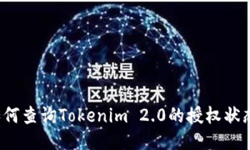 如何查询Tokenim 2.0的授权状态？