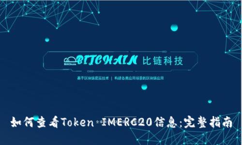 如何查看Token IMERC20信息：完整指南
