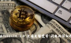 解决TokenIM 2.0“没有足够宽带”问题的详细指南