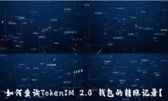  如何查询TokenIM 2.0 钱包的转账记录？