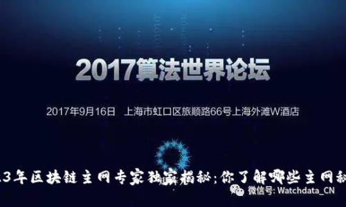 2023年区块链主网专家独家揭秘：你了解哪些主网秘辛？