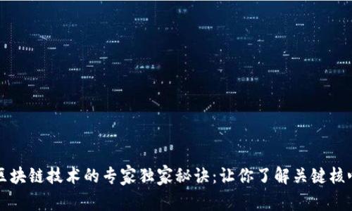 揭秘区块链技术的专家独家秘诀：让你了解关键核心技术