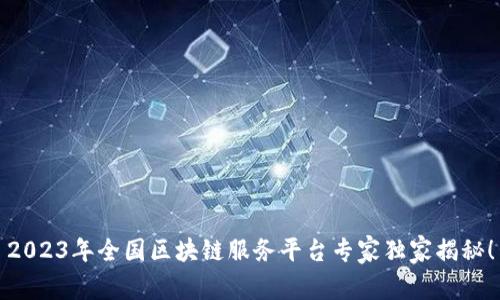 2023年全国区块链服务平台专家独家揭秘！