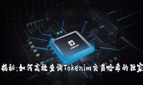 专家揭秘：如何高效查询Tokenim交易哈希的独家秘诀