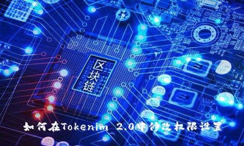 如何在Tokenim 2.0中修改权限设置